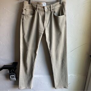 PT05 Men’s Made in Italy Straight Leg Jazz Regular Fit Tan Washed Jeans Sz 32x32